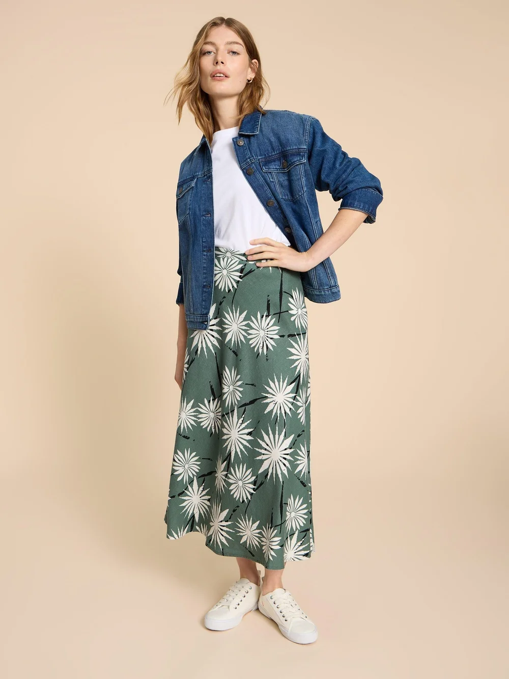 Clemence Rock aus Leinenmischung - Green Pr - 38 Bild 1