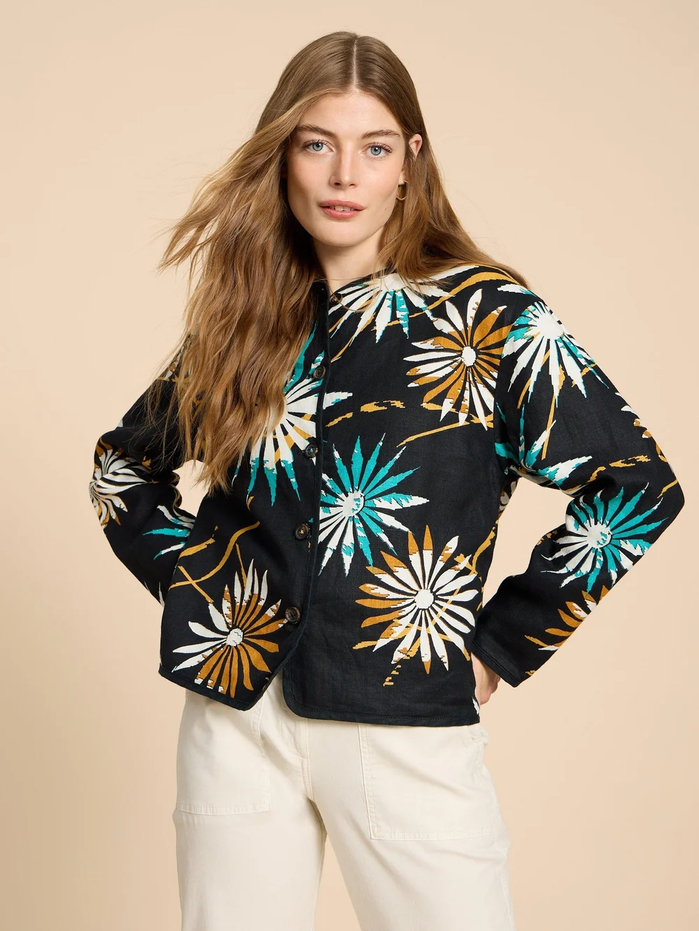 Adele Wendejacke aus Leinen - Blk Pr - 38 Bild 1