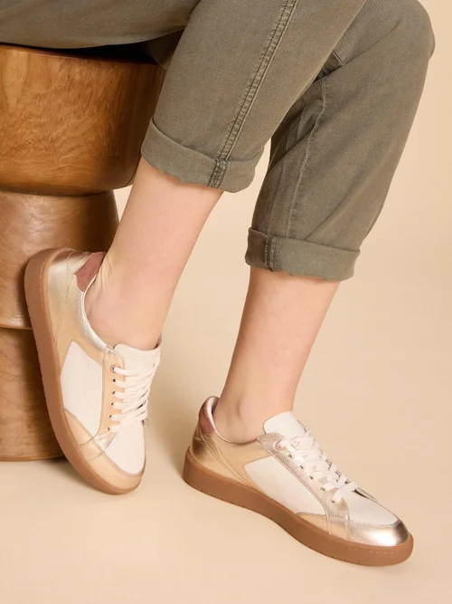 Dahlia Sneaker aus Leder - Gld Tn Met - 36 Bild 2