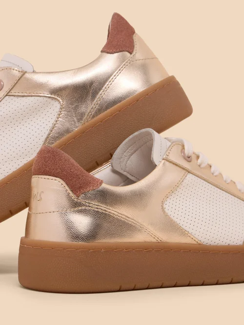 Dahlia Sneaker aus Leder - Gld Tn Met - 36 Bild 4