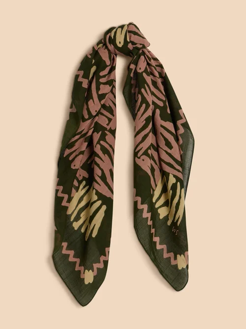 Halstuch mit Kritzelkaro Bild 2