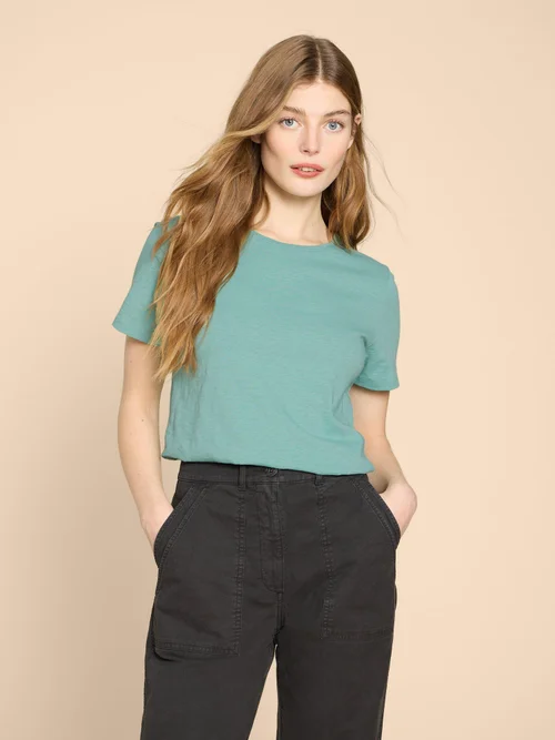 Abbie T-Shirt - Mid Teal - 40 Bild 1