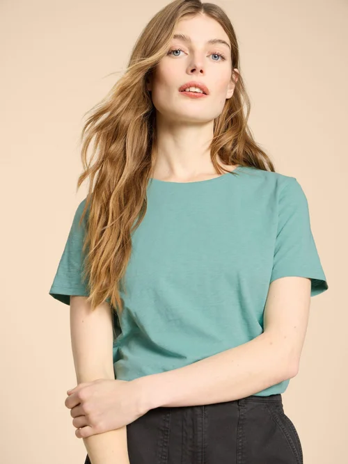 Abbie T-Shirt - Mid Teal - 40 Bild 3