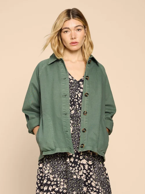 Eden Jeansjacke - Mid Green - 38/R Bild 1