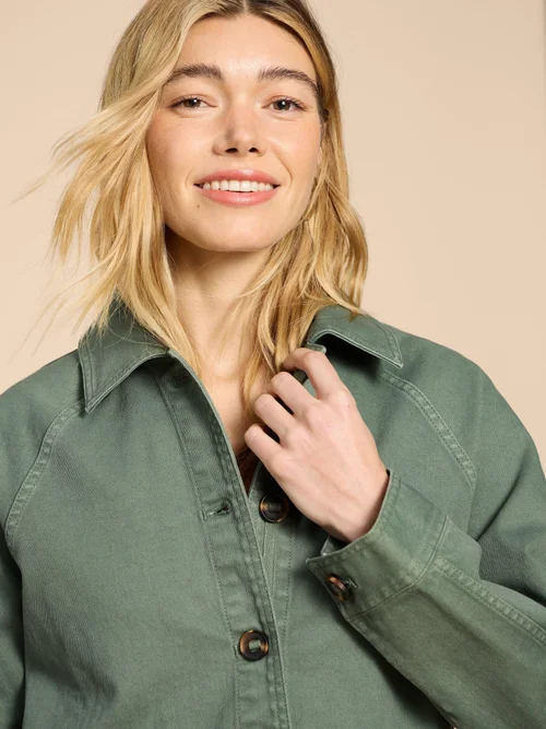 Eden Jeansjacke - Mid Green - 38/R Bild 3