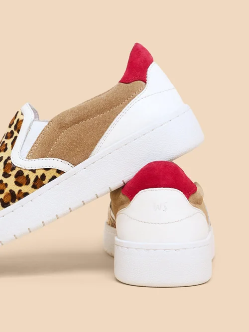Primrose Ledersneaker mit Print - Tan Pr - 36 Bild 4