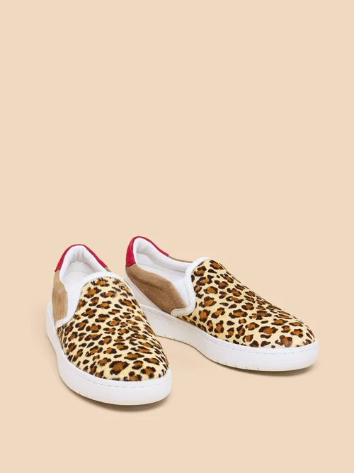 Primrose Ledersneaker mit Print - Tan Pr - 36 Bild 3