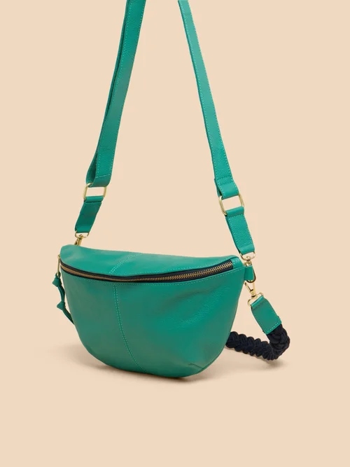 Crossbody-Umhängetasche aus Leder Bild 3