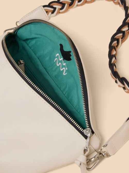 Crossbody-Umhängetasche aus Leder Bild 3
