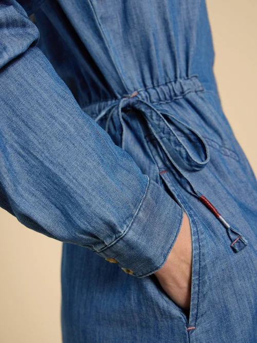 Jade Blusenkleid aus Denim - Mid Denim - 38/R Bild 3