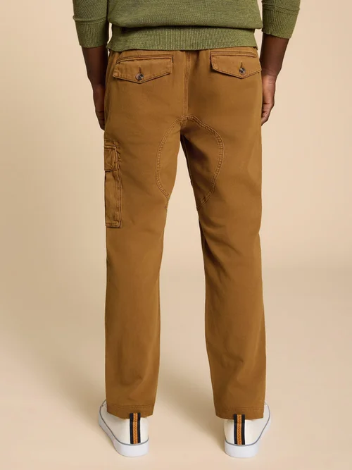 Cargohose Kegworth aus Bio-Baumwolle - Dark Tan - 30/R Bild 4