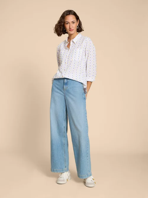 Sophie Bluse aus Bio-Baumwolle - Ivory Mlt - 38 Bild 2