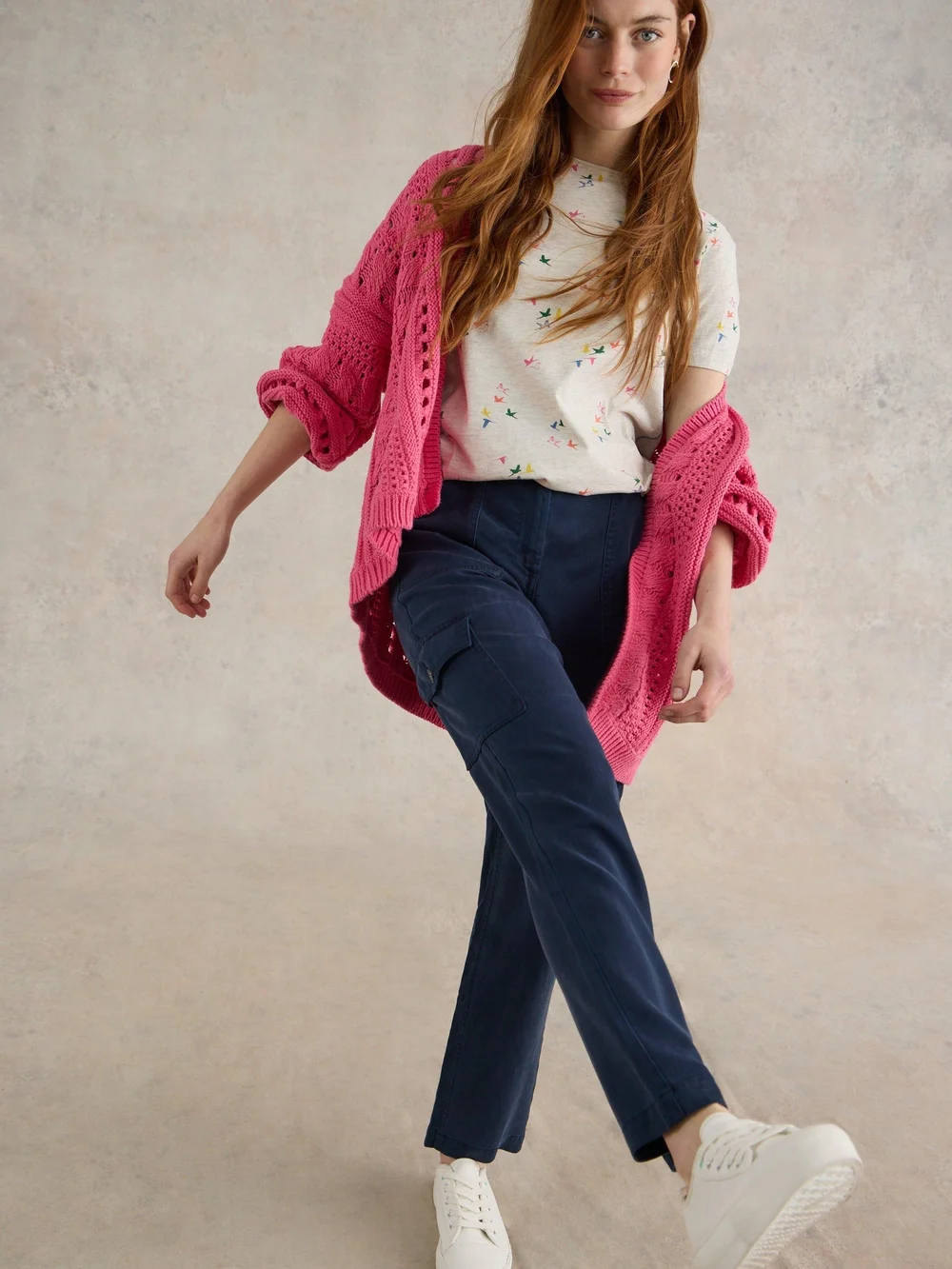 Arlo Cargohose aus TENCEL™ Lyocell - Dark Navy - 38/R Bild 1