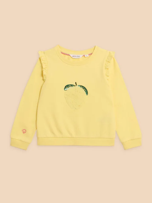 Sweatshirt mit Zitronenmotiv - Brt Yellow - 3-4 Bild 1