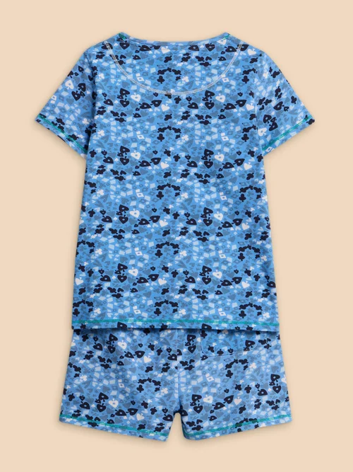 Camo Kurzpyjama - Blue Mlt - 3-4 Bild 3