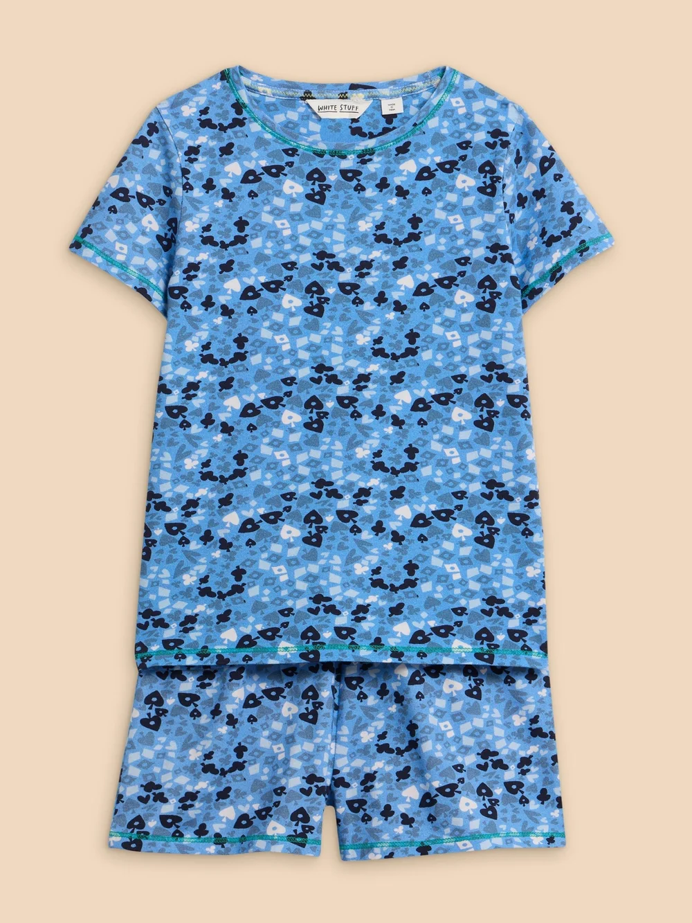 Camo Kurzpyjama - Blue Mlt - 3-4 Bild 1