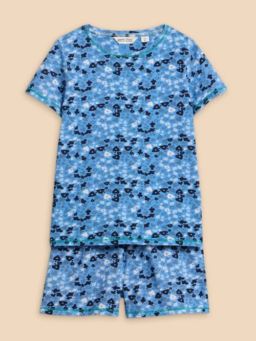 Camo Kurzpyjama - Blue Mlt - 3-4 Bild 1