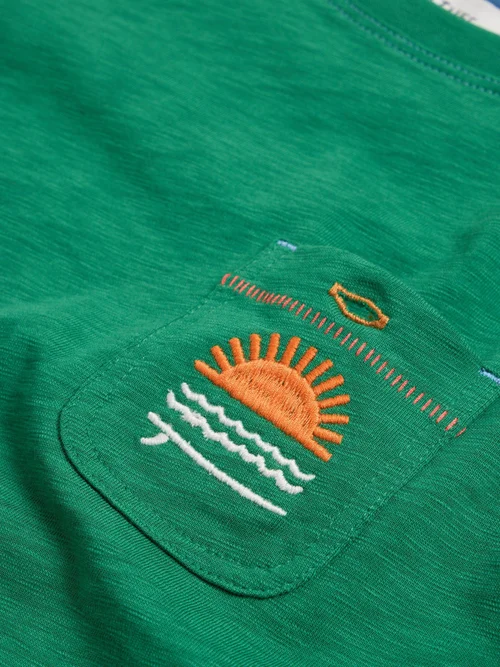 T-Shirt mit Surfermotiv - Green Pr - 3-4 Bild 2