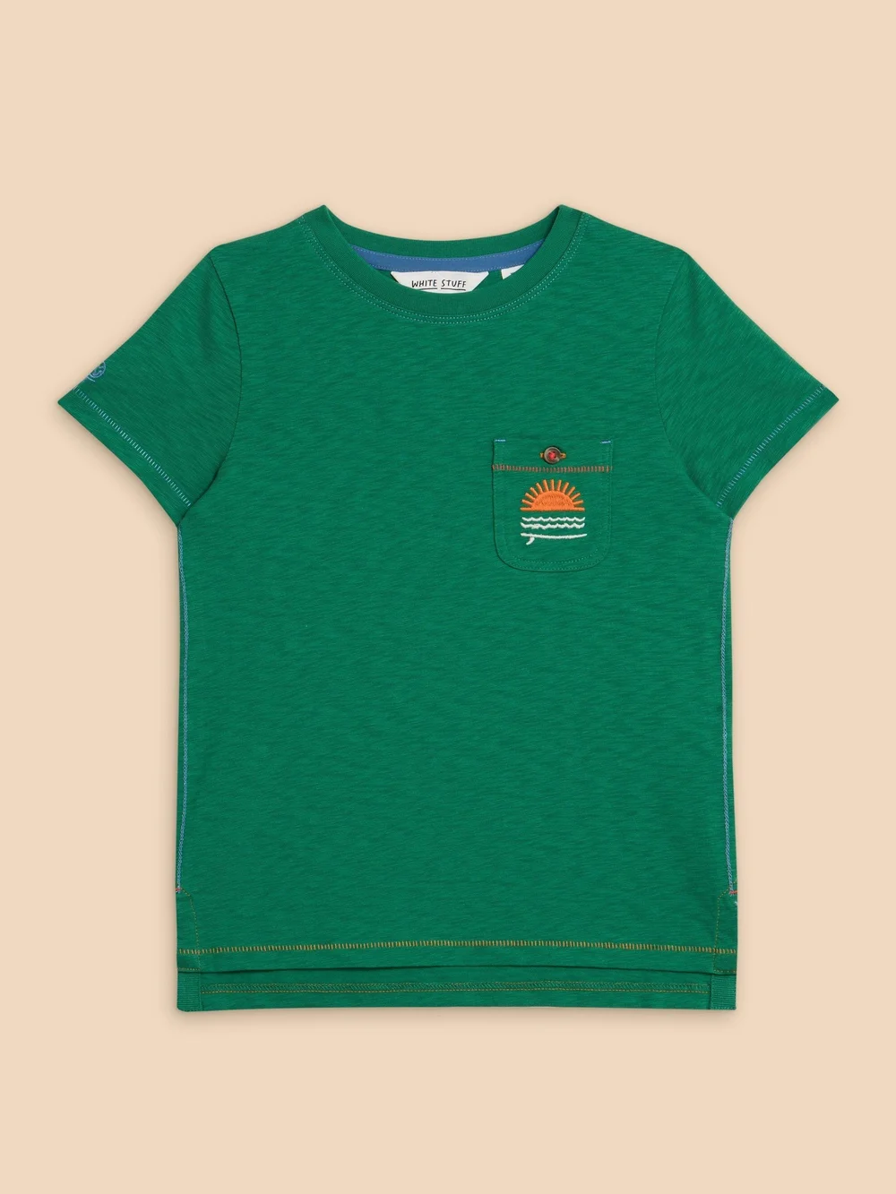 T-Shirt mit Surfermotiv - Green Pr - 3-4 Bild 1