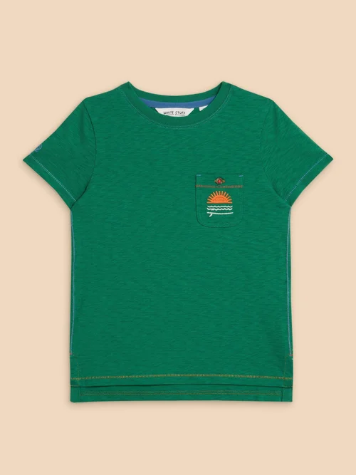 T-Shirt mit Surfermotiv - Green Pr - 3-4 Bild 1