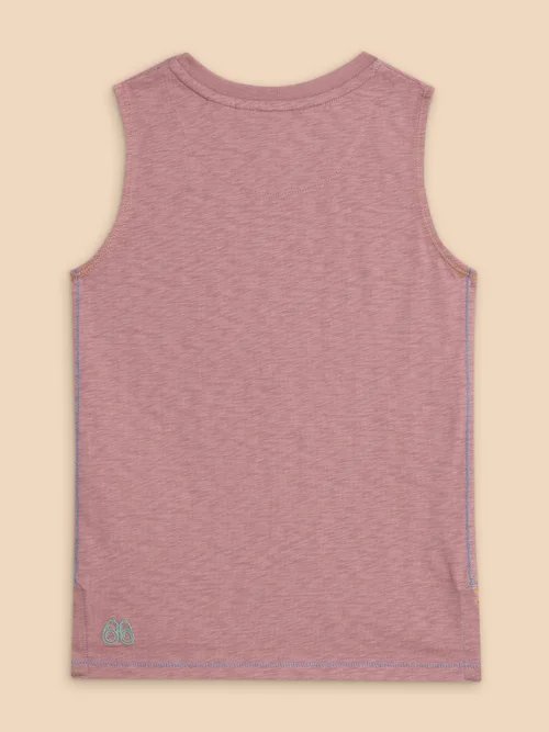 Ärmelloses T-Shirt mit Surfbrettmotiv - Dus Purple - 3-4 Bild 3