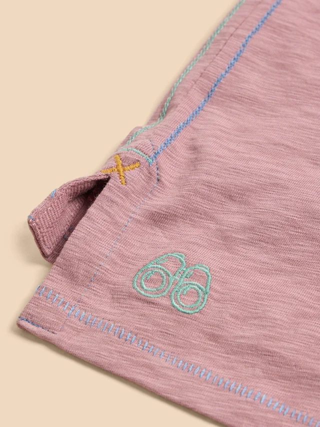 Ärmelloses T-Shirt mit Surfbrettmotiv