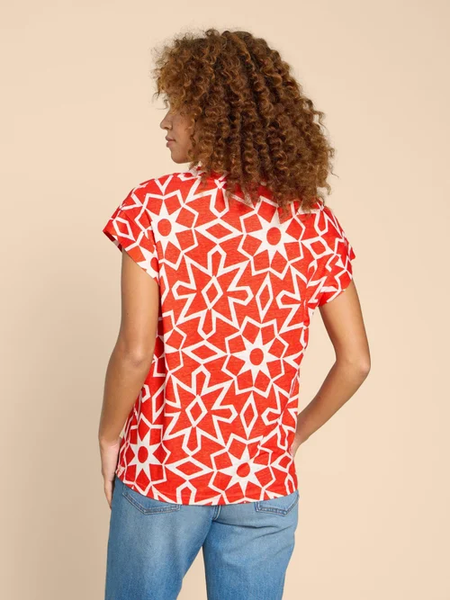 T-Shirt Ivy aus Leinen - Red Pr - 38 Bild 4