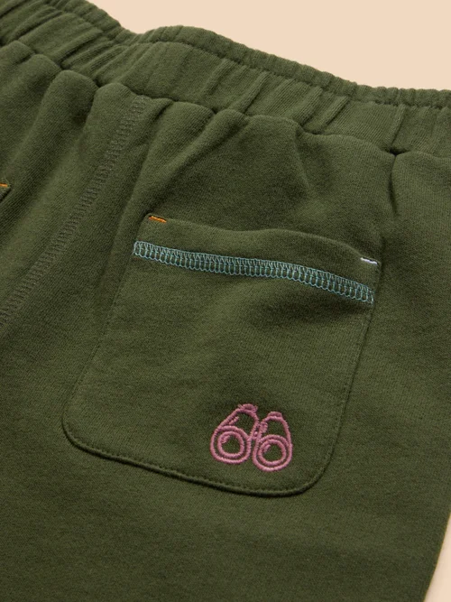 Jerseyshorts - Khaki Grn - 9-10 Bild 2