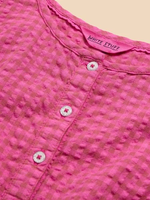 Playsuit mit Vichy-Karo - Dus Pink - 3-4 Bild 2