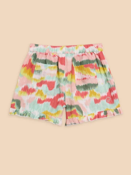 Rüschenshorts mit Batikmuster - Pink Mlt - 9-10 Bild 3