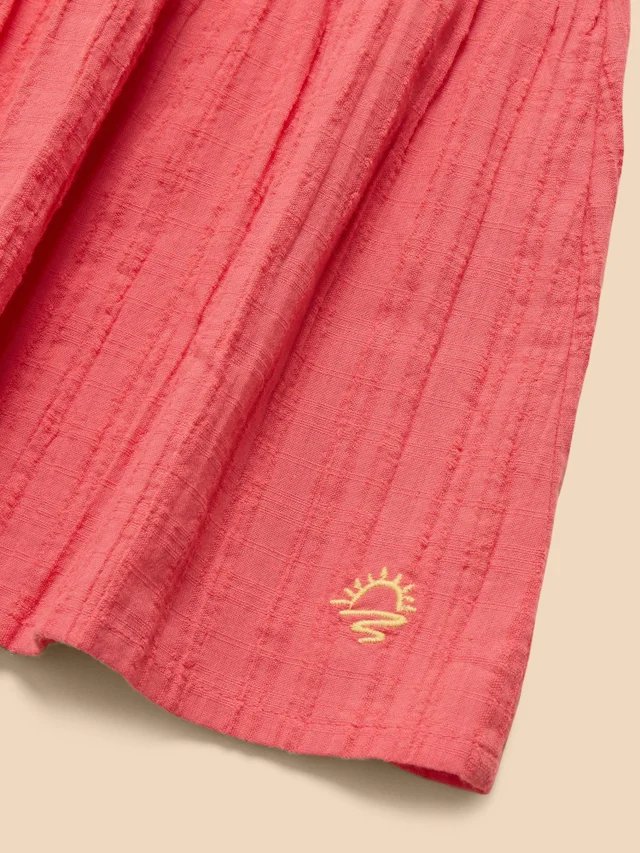 Coral Kleid aus Baumwolle