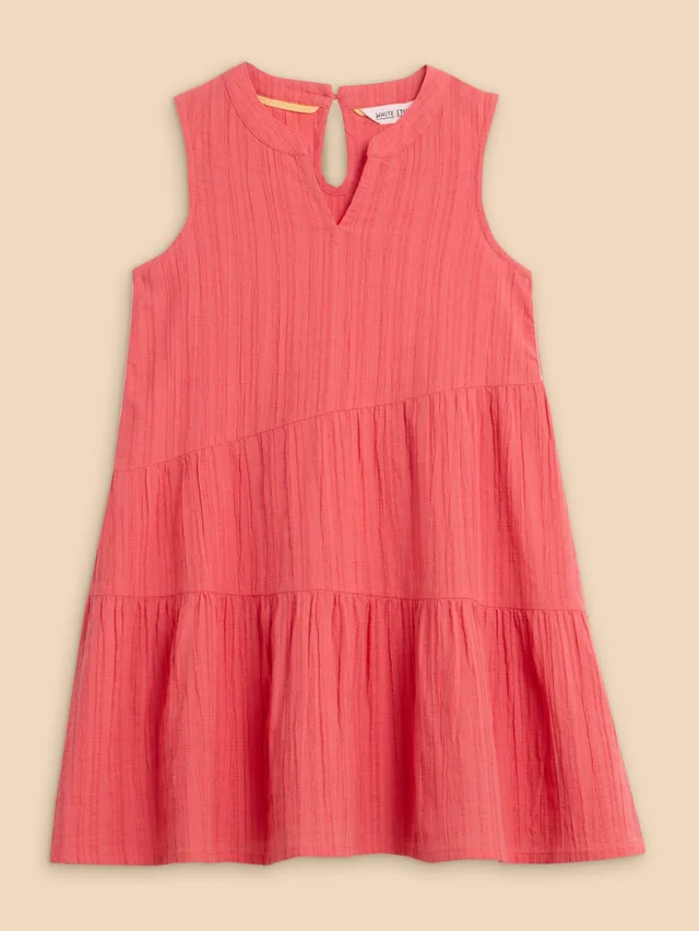 Coral Kleid aus Baumwolle