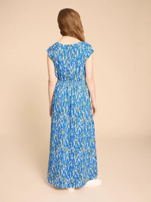 Darcie Maxikleid aus Jersey - Blue Pr - 52/R Bild 4