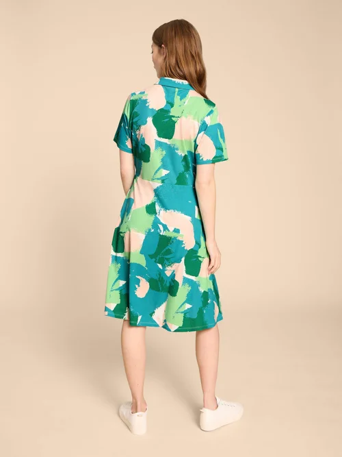 Ria Blusenkleid aus Jersey - Green Pr - 52 Bild 4