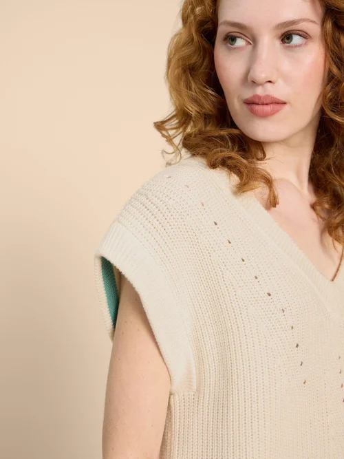 Vanessa Pullunder mit V-Ausschnitt - Nat White - 52 Bild 2