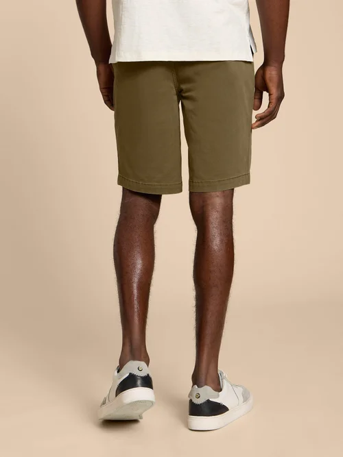 Chino-Shorts aus Bio-Baumwolle - Dk Green - 38/R Bild 3