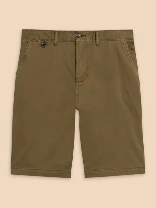 Chino-Shorts aus Bio-Baumwolle - Dk Green - 38/R Bild 4