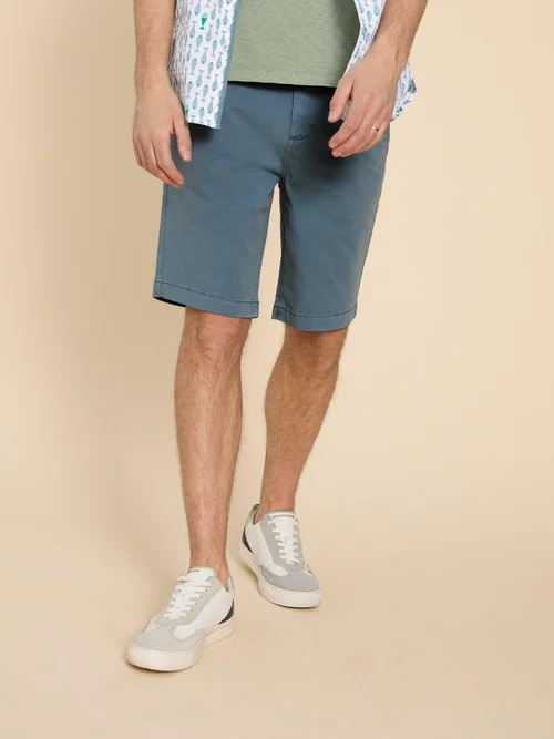 Chino-Shorts aus Bio-Baumwolle - Mid Blue - 40/R Bild 2