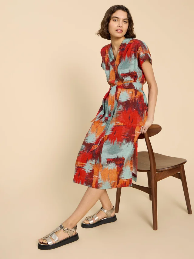 Kleid Marianne aus Leinenmischung