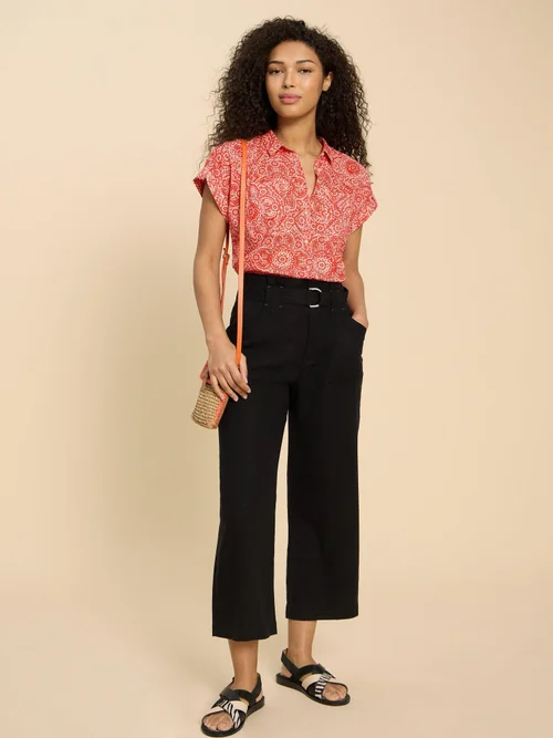 Bluse Ellie aus Bio-Baumwolle - Orange Pr - 42 Bild 3