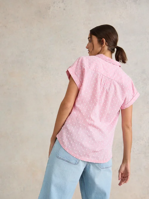 Bluse Ellie aus Bio-Baumwolle - Pink Mlt - 52 Bild 4