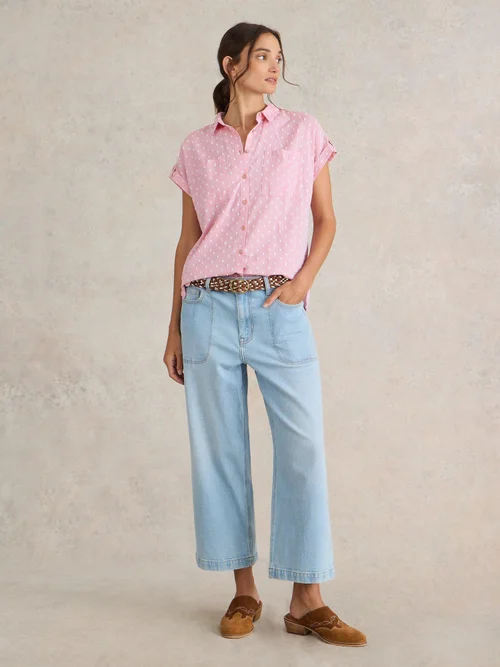 Bluse Ellie aus Bio-Baumwolle - Pink Mlt - 52 Bild 2