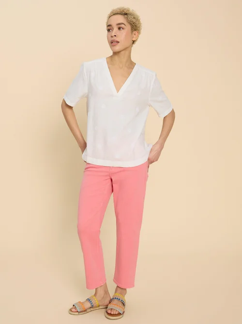 Top Elodie aus Leinenmischung - Nat White - 52 Bild 2