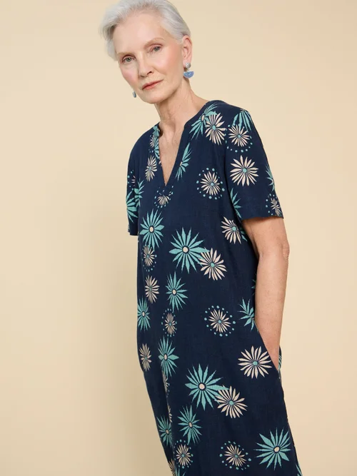 Etuikleid Lydia - Navy Pr - 34 Bild 1