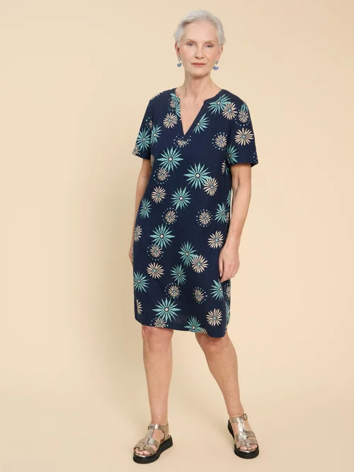 Etuikleid Lydia - Navy Pr - 34 Bild 2