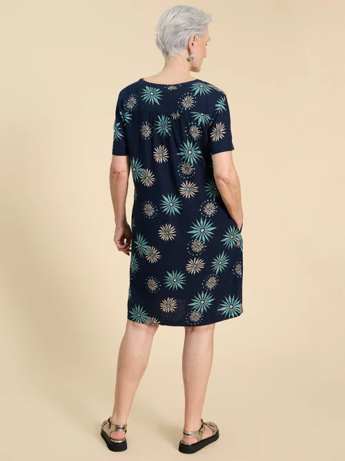 Etuikleid Lydia - Navy Pr - 34 Bild 4