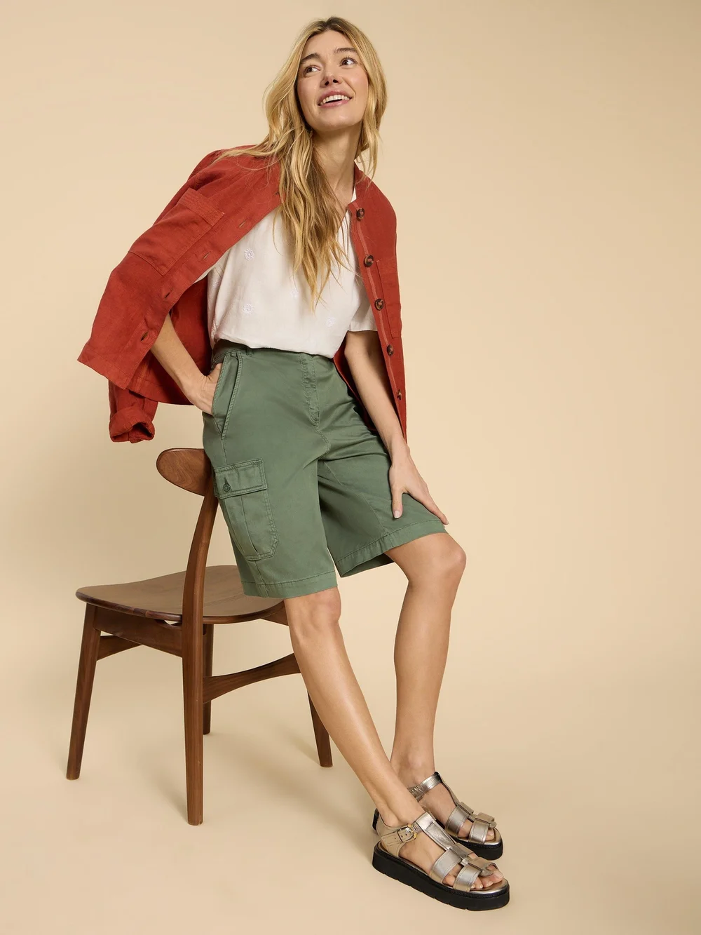 Cargoshorts Everleigh - Mid Green - 52 Bild 1