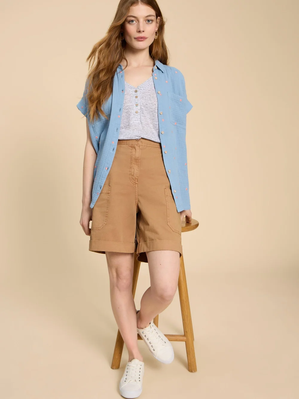 Cargoshorts Carlie - Dk Nat - 52 Bild 1