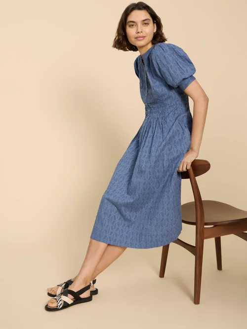 Midikleid Celeste - Mid Blue - 52/R Bild 2