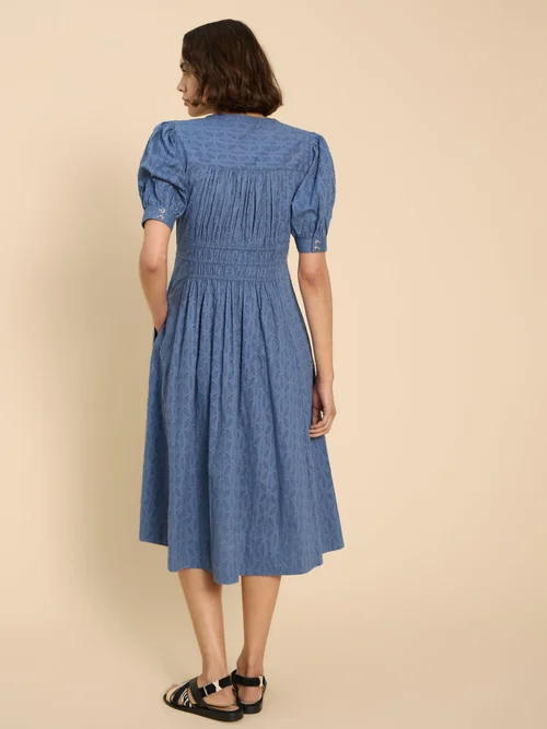 Midikleid Celeste - Mid Blue - 52/R Bild 4